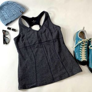 Athleta Yoga or Workout Tank Top with Strap-Back Detail. Size L.
